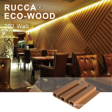 Rucca Wood Plastic Composite Wall Panel fiber wood, manufactured home wall panels 202*30mm interior wall decoration material